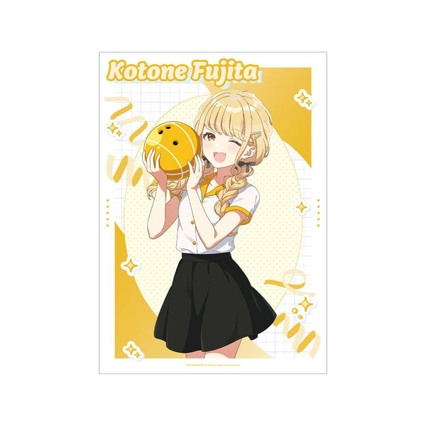 『学園アイドルマスター』描き下ろし 藤田ことね ボウリングシャツver. A3マット加工ポスター